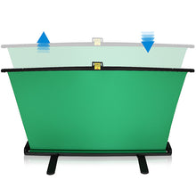 Load image into Gallery viewer, Compact Pull-Up Collapsible Chromakey Green Screen Background Panel