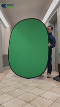 Load and play video in Gallery viewer, Portable Double Sided 2-in-1 Background (Chroma Green/Chroma Blue)
